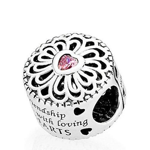 PANDORA/潘多拉 女士爱心花瓣锆石串饰  791955PCZ 商品图1