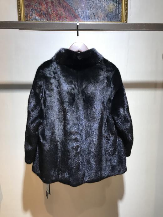 206pa031--方格花水貂皮外套--《冬季时尚系列》