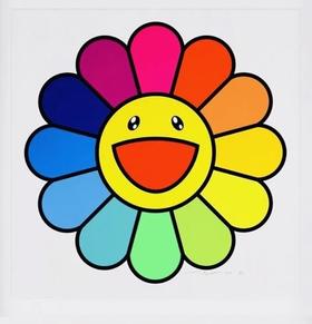 Rainbow flowers smile!74/100