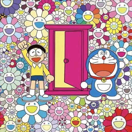 Anywhere door in the Flower graden278-村上隆 商品图0
