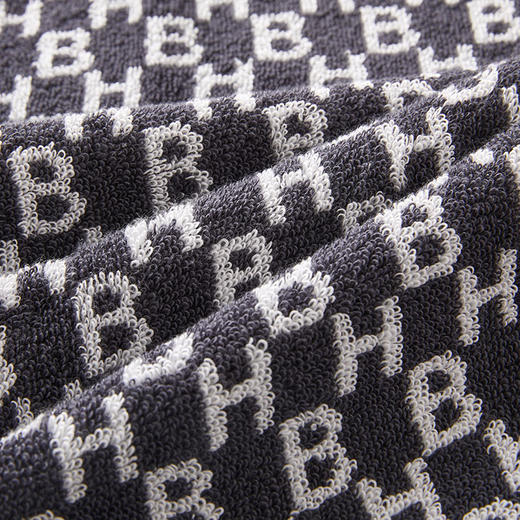 HBMJ-001-2 HB LOGO提花毛巾二件套 商品图1