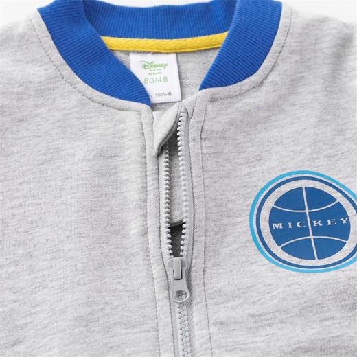 迪士尼(Disney)男童米奇纯棉运动棒球服三件套套装 商品图11