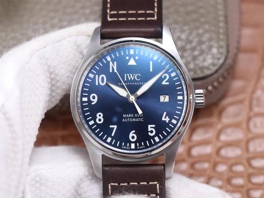 HRF万guo飞行员马克十八。进口夜光粉，皮表带，男士手表，密底，自动机械机芯 商品图0