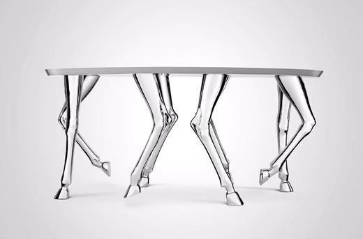 马腿桌/不锈钢/30版 商品图0