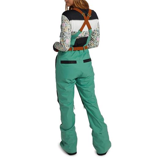 Burton 20-21款 Larosa Bib Pants  女款背带滑雪裤 绿色 商品图2