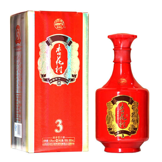 [白酒]汾酒杏花村金质(3)53度500ml 商品图0