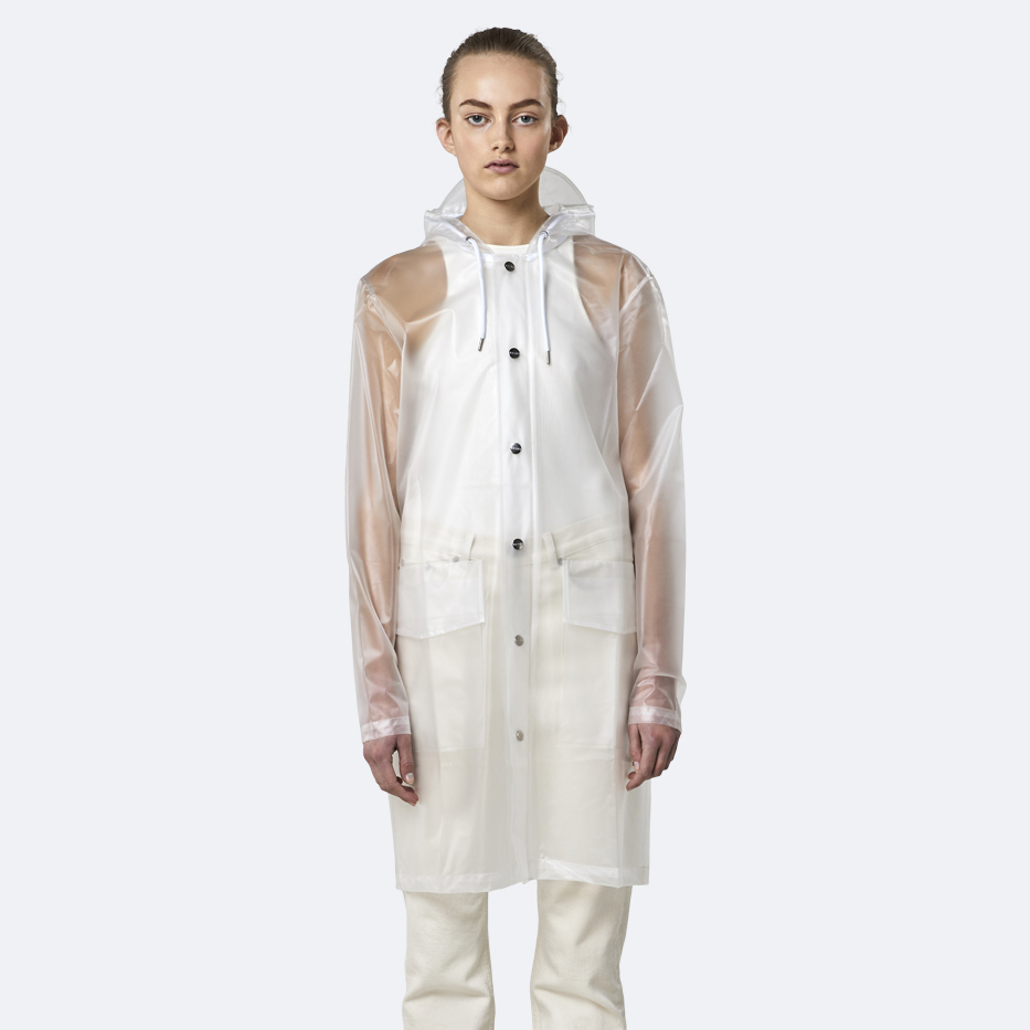 【跨越四季的丹麦通勤时尚】rains 透明 防水服 时尚 风衣 外套 男女