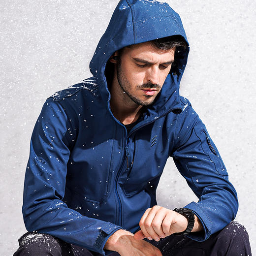 一件抗风保暖，鹰爪行动科技功能外套冲锋衣 | 硬核科技三防 强悍军工品质，全新软壳 抓绒保暖 锁温防水 商品图3