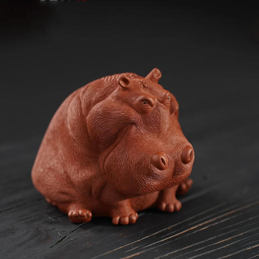 茶宠-河马大仙 清水泥 宜兴原矿 商品图0