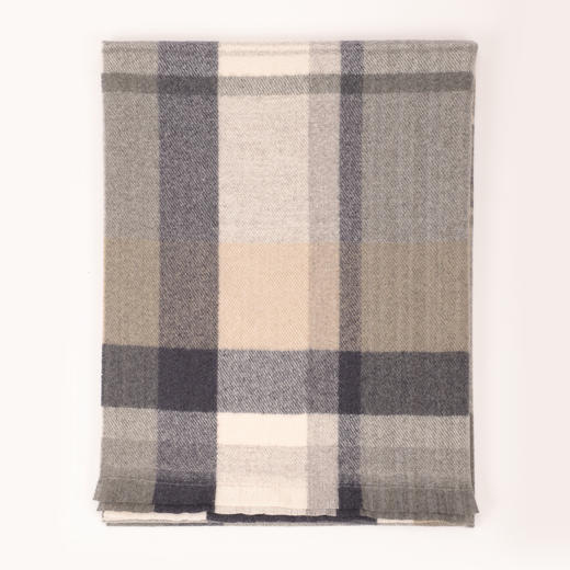 秋冬新款英伦风仿羊绒时尚大披肩  KFW2006001 001 商品图2