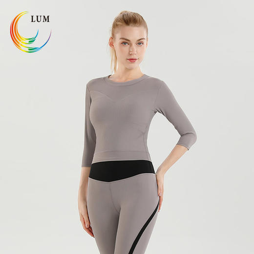 LUM39669露檬新款瑜伽长袖 商品图0