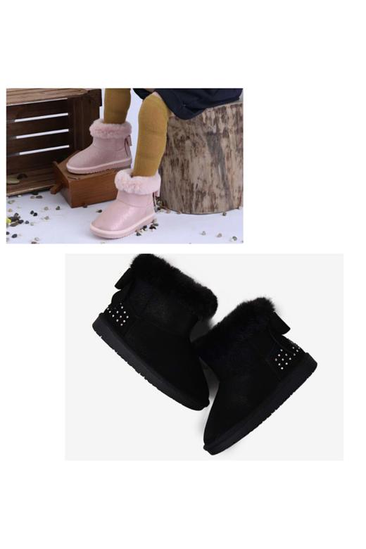 【满299减20】【3岁以上26-37码】泰兰尼斯冬季蝴蝶结系列时尚雪地靴 商品图1