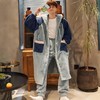 【睡衣男】*睡衣男睡袍长秋冬季加厚保暖法兰绒连帽浴袍家居服套装男士可外穿 商品缩略图0
