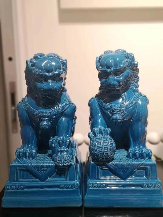 黄玉龙/故宫狮/白/对 商品图1