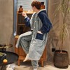 【睡衣男】*睡衣男睡袍长秋冬季加厚保暖法兰绒连帽浴袍家居服套装男士可外穿 商品缩略图2