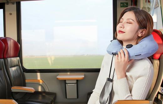 【双11狂欢：限时4折】凯意德二代充气按摩枕，U型枕与按摩完美结合，双机芯按摩动力，随时享受轻松 商品图2