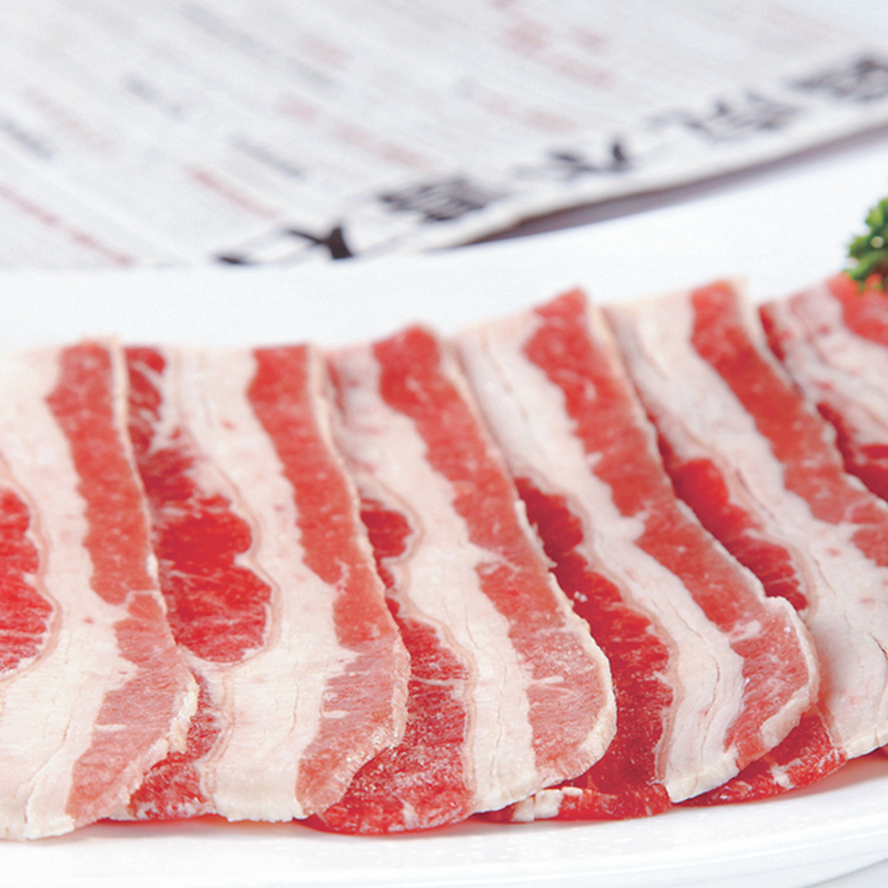 15斤3斤装谷饲安格斯肥牛片750克1500克原肉原切肥瘦相间涮火锅小炒