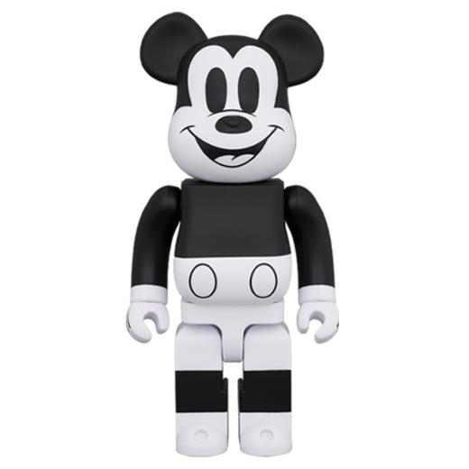 Bearbrick米奇 灰白-1000% 商品图0