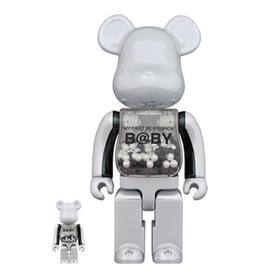 Bearbrick千秋 限定白-400%+100%