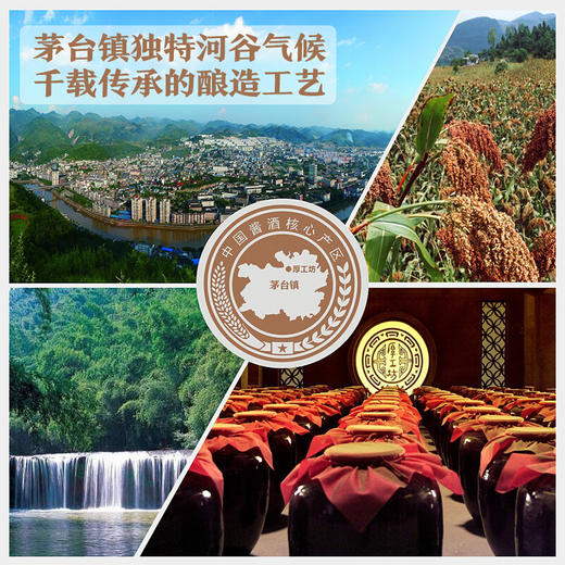 厚工坊好运连连酱香白酒53度500ml/1瓶/2瓶/6瓶整箱 商品图4