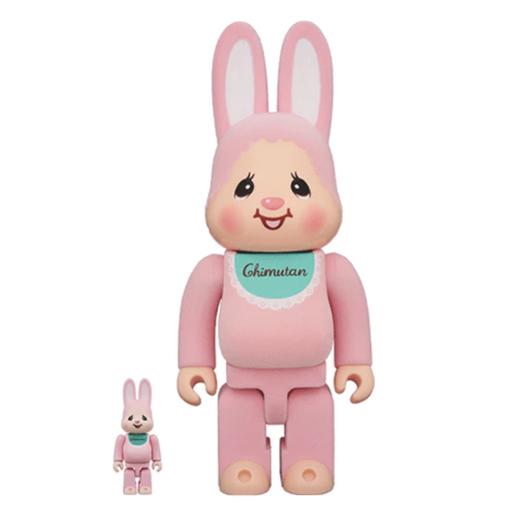 Bearbrick蒙奇奇 植绒粉-400%+100% 商品图0