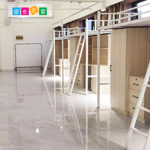 单人床下桌组合员工宿舍家具学习桌衣柜 商品图4