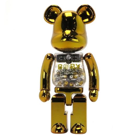Bearbrick千秋超合金电镀金-200% 商品图0