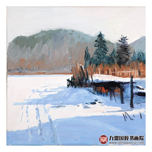 王功学《油画作品》30*40cm 油画横幅作品 餐厅/茶室/卧室挂画 商品图4