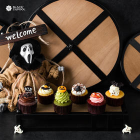 （提前1天预约）（兑换专用）【万圣节狂欢派对】 6口味杯子蛋糕，搞怪、恶作剧一口一个（限深圳）