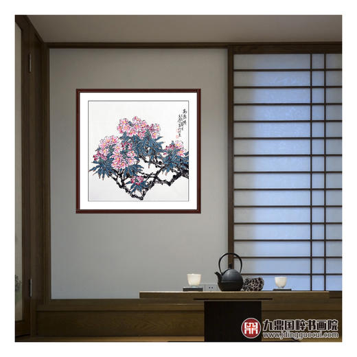 杨秀泽《高原情》68*68cm 花鸟斗方作品 茶室/餐厅挂画 商品图3