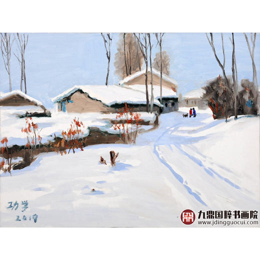 王功学《油画作品》30*40cm 油画横幅作品 餐厅/茶室/卧室挂画 商品图1