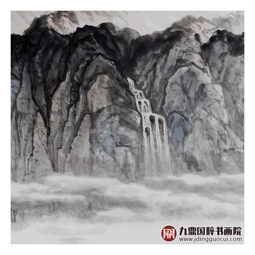 王功学《江山情》228*61cm 山水横幅作品 办公室/客厅挂画 商品图6