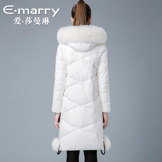 OZM-8841177女装狐狸毛领90白鸭绒羽绒服女外套 商品图3
