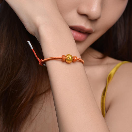 東祥 足金手链 牛图腾 古法 商品图1