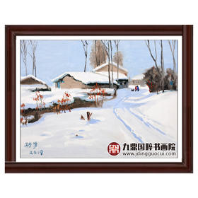 王功学《油画作品》30*40cm 油画横幅作品 餐厅/茶室/卧室挂画