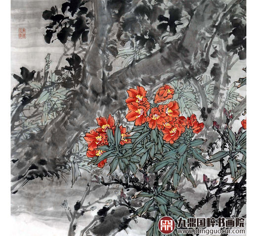 杨秀泽《高原情》68*138cm 花鸟横幅作品 茶室/卧室挂画 商品图4