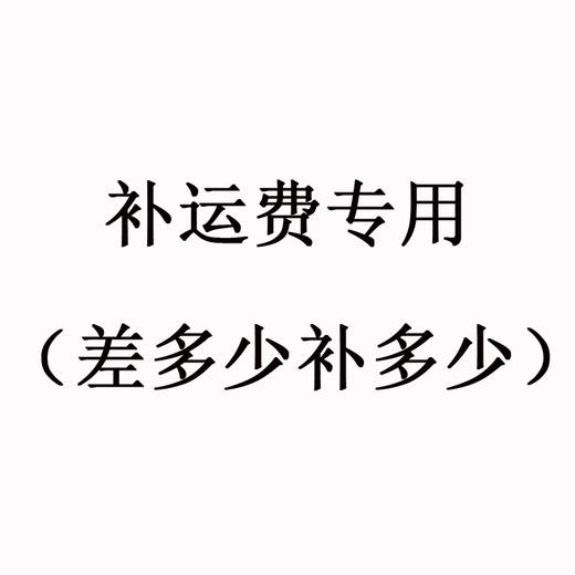 运费补差价专用（差多少补多少） 商品图0