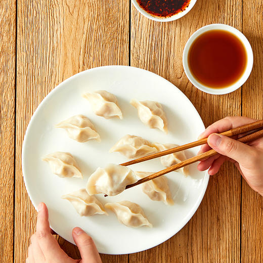 思念 手打天下 猪肉白菜水饺 600g 30只 饺子 早餐食材 煎饺 蒸饺 烧烤 商品图5
