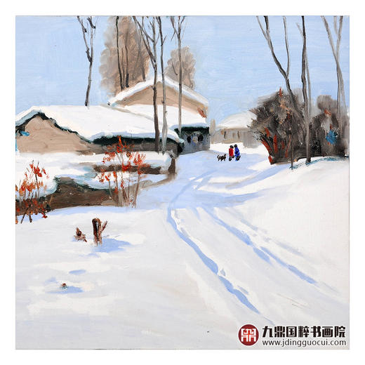 王功学《油画作品》30*40cm 油画横幅作品 餐厅/茶室/卧室挂画 商品图5