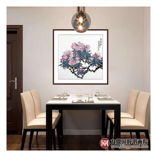 杨秀泽《高原情》68*68cm 花鸟斗方作品 茶室/餐厅挂画 商品图2