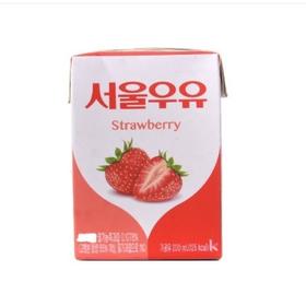首尔牛奶 草莓味서울우유 딸기200ml