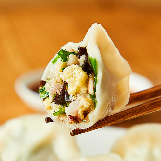 思念 手打天下 经典韭菜鸡蛋水饺 600g 30只 饺子 早餐食材 煎饺 蒸饺 商品图3