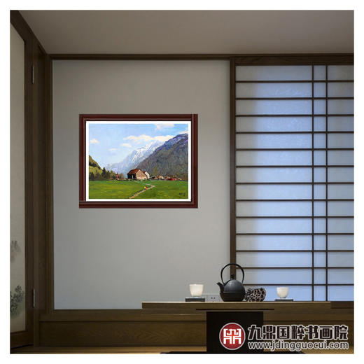王功学《油画作品》30*40cm 油画横幅作品 餐厅/茶室/卧室挂画 商品图3