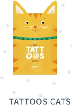 西班牙 Londji小猫纹身贴 商品图0