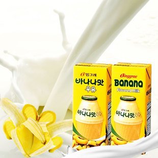 宾格瑞香蕉味牛奶빙그레바나나우유200ml