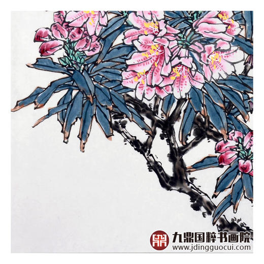 杨秀泽《高原情》68*68cm 花鸟斗方作品 茶室/餐厅挂画 商品图6