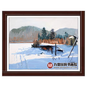 王功学《油画作品》30*40cm 油画横幅作品 餐厅/茶室/卧室挂画