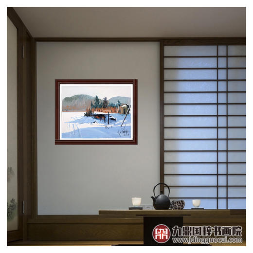 王功学《油画作品》30*40cm 油画横幅作品 餐厅/茶室/卧室挂画 商品图3