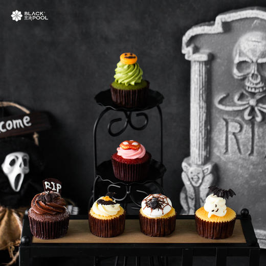 （提前1天预约）【万圣节狂欢派对】 6口味杯子蛋糕，搞怪、恶作剧一口一个（限深圳） 商品图1