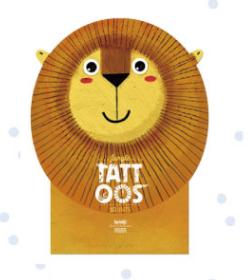 西班牙 Londji狮子纹身贴 商品图0